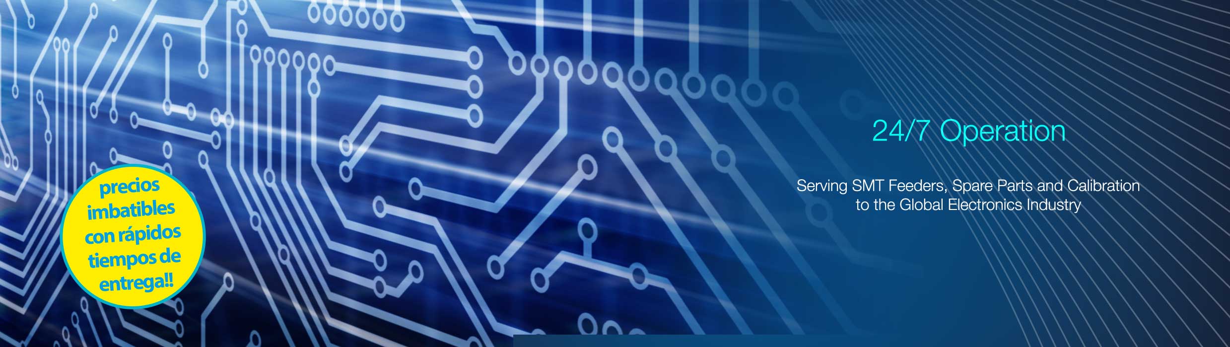 serving SMT Feeders, Spare Parts and Calibration to the global electronics industry